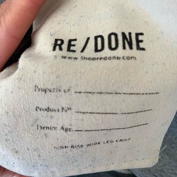 NWOT RE/Done Vintage Levi’s SZ 27 - Picture 5 of 7